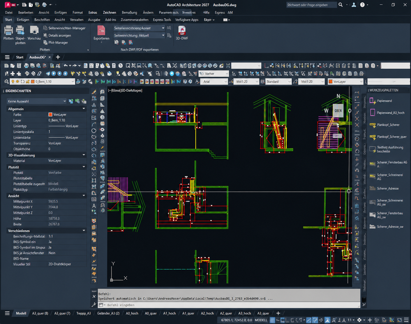 CAD-Konstruktion und technische Planung